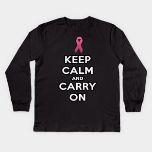 Breast Cancer Awareness Kids Long Sleeve T-Shirt